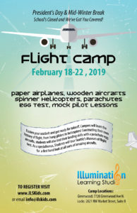 Flight Camp President's Day and Mid-Winter Break 2019