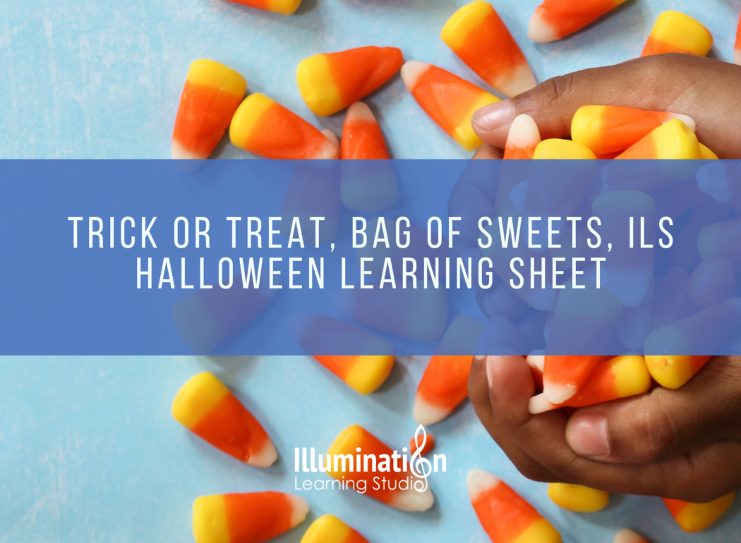 Trick or Treat, Bag of Sweets, ILS Halloween Learning Sheet