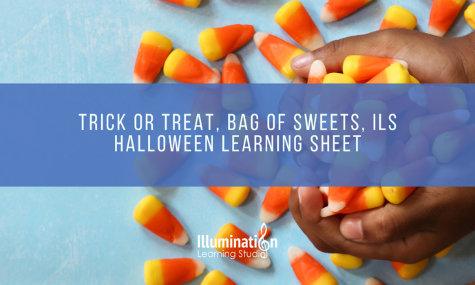 Trick or Treat, Bag of Sweets, ILS Halloween Learning Sheet