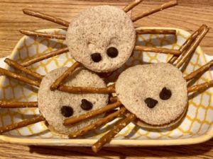 Spiders Sandwiches Healthy Halloween Snacks